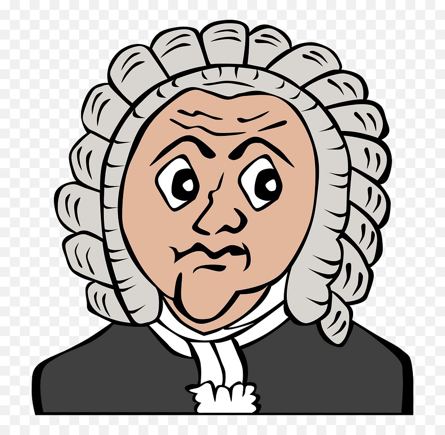 Barrister Wig Attorney - Free Vector Graphic On Pixabay Bach Png,Lawyer Png