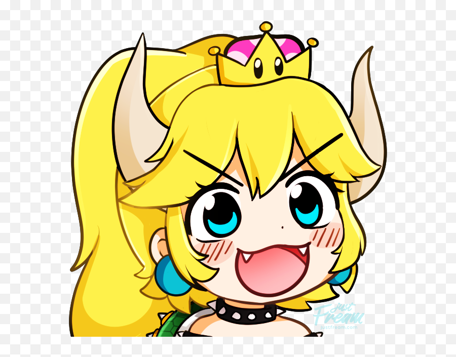 Bowsette Mario And 1 More Drawn By Fream Danbooru - Cute Bowsette Png,Mario Head Transparent