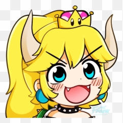 Bowsette Mario And 1 More Drawn By Fream Danbooru - Cute Bowsette png
