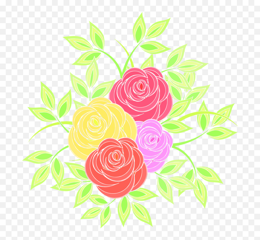 Artgarden Rosespetal Png Clipart - Royalty Free Svg Png Rose 3 Colour,Rose Petal Png