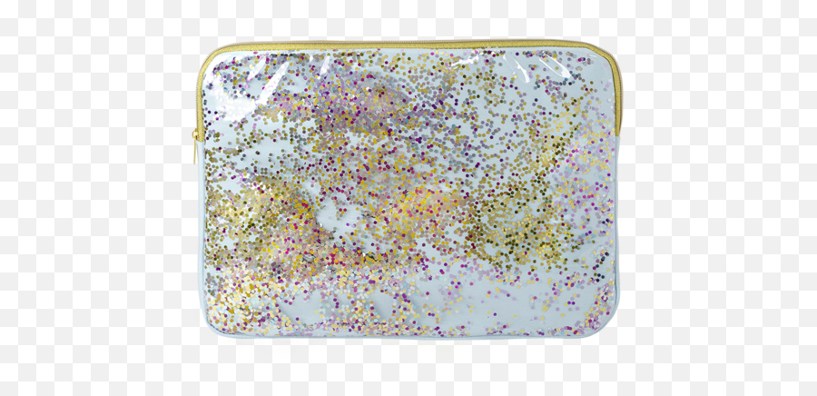 Confetti Laptop Sleeve - Sparkly Png,Glitter Confetti Png