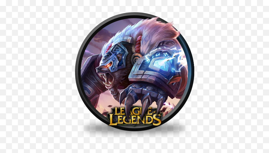 Vector Drawing League Of Legends Png Transparent Background - League Of Legends Volibear,League Of Legends Icon Png