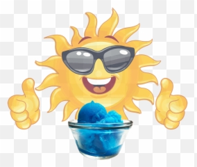 Burney Be Blessed Blueberry - Smiling Sun Emoji Clipart Thumbs Up Smiley png