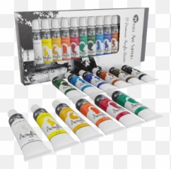 Castle Art Supplies Acrylic Paint Set - Acrylic Paint Set Dubai Png,Art Supplies Png