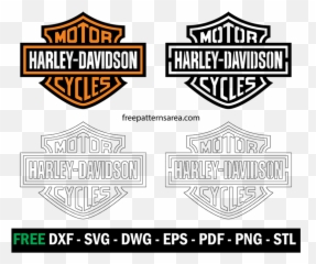 Harley Davidson Logo Stencil Vector Png