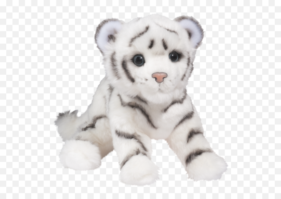 Douglas Silky White Tiger Cub - White Tiger Stuffed Animal Png,White Tiger Png