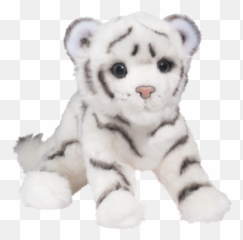 Douglas Silky White Tiger Cub - White Tiger Stuffed Animal Png,White Tiger Png