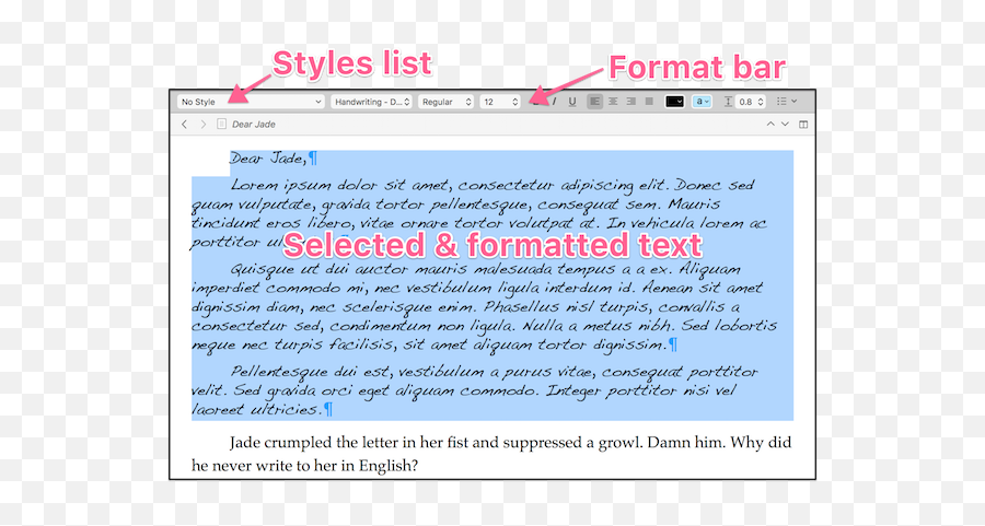 Using Styles In Scrivener 3 - Technology Applications Png,Superman Logo Fonts