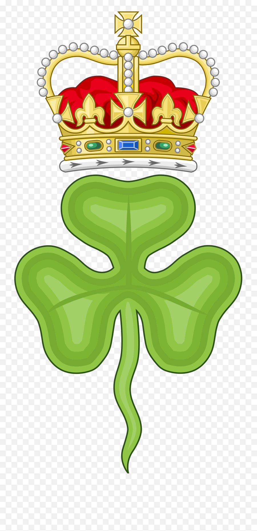 Clipartistnet Clip Art Saint Pattys Shamrock Royal - Queen Elizabeth Ii Monogram Png,Shamrock Clipart Png