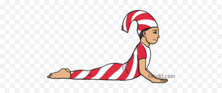 011061 Cobra Pose Christmas Candy Cane - For Women Png,Christmas Candy Png
