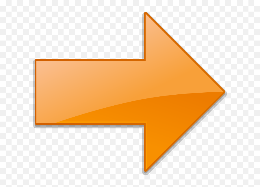 Next - Transparent Background Orange Arrow Png,Cartoon Arrow Png