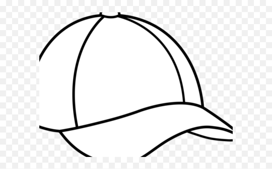 Snapback Clipart Template - Cricket Cap Png,Sun Clipart Black And White Png