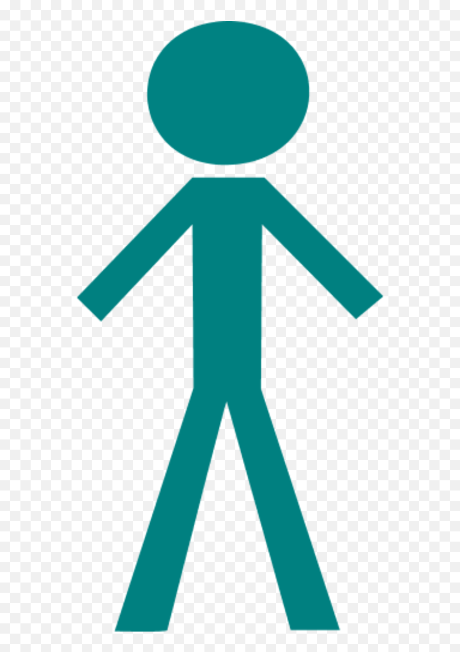 Thinking Man Clipart Png Images - Person A Stick Figure,Think Icon Man Standing With