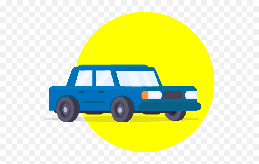 Car Illustration Ux Icon Ui Design - Car Icon Yellow Blue Png,Ui/ux Icon