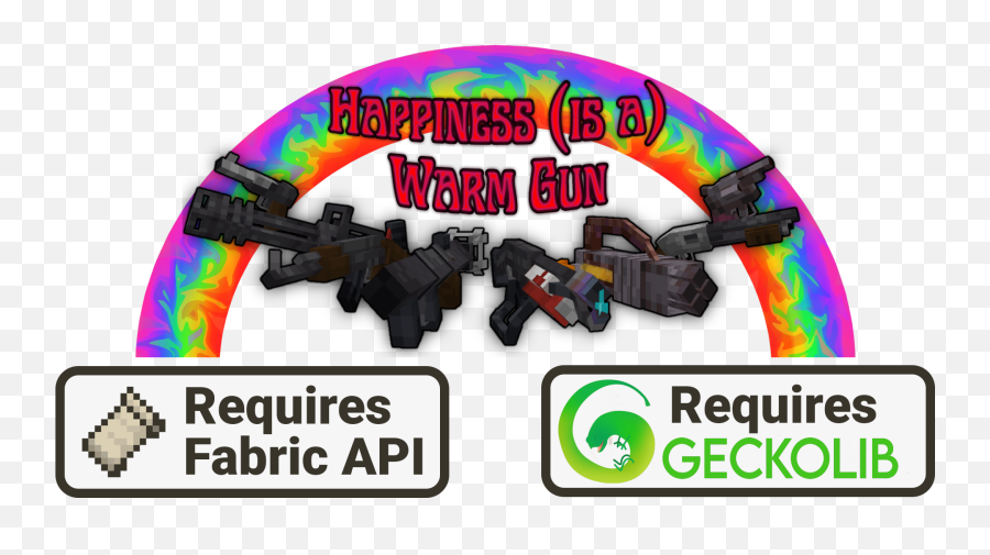 Happiness Warm Gun - Firearms Png,Minecraft Icon Fabric By The Yard
