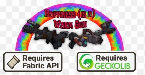 Happiness Warm Gun - Firearms Png,Minecraft Icon Fabric By The Yard