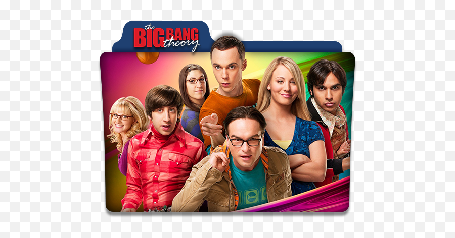 The Big Bang Theory Characters Png Pic - Big Bang Theory Series Folder Icon,Big Bang Icon