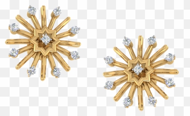 Erigeron Earrings - Alapatt Diamonds Boundless Networks Logo Png,Diamond Earring Png