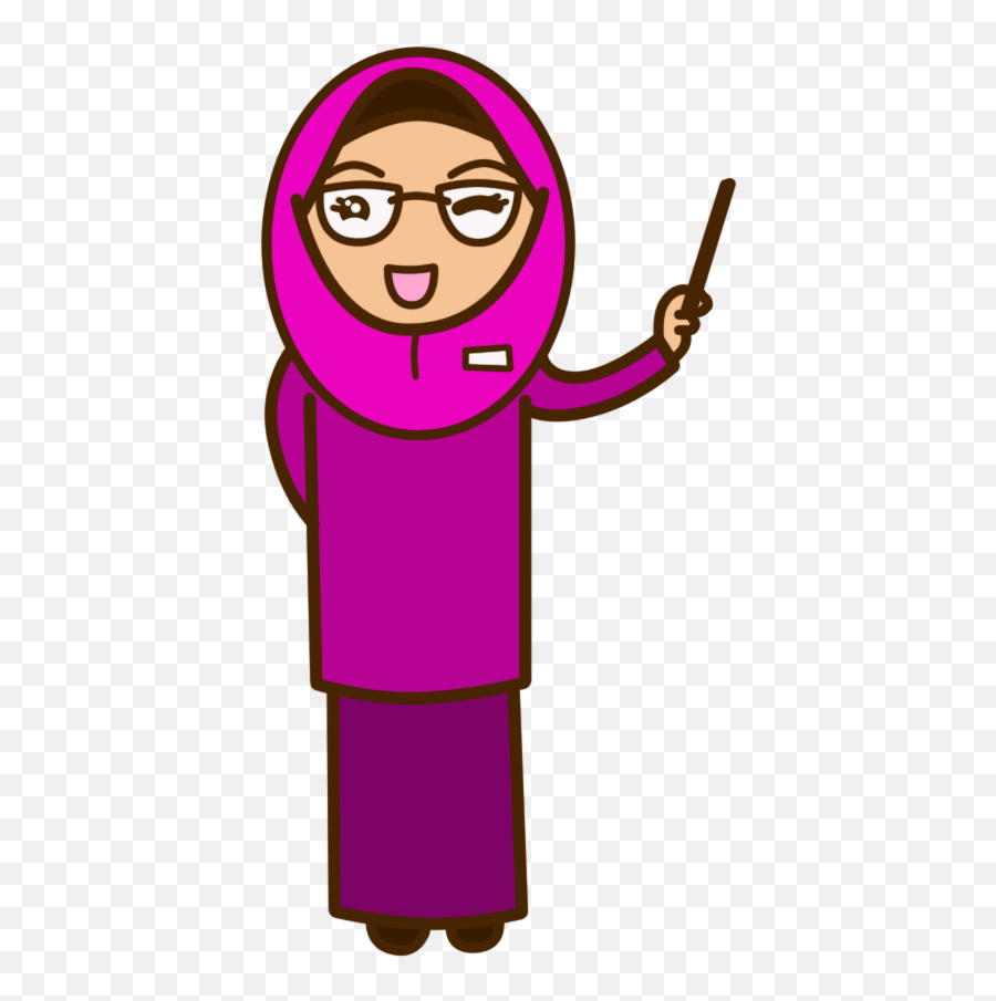 Teacher School Muslim Islam Learning - Muslim Png Download Teacher Cartoon Gif Transparent,Teacher Clipart Png