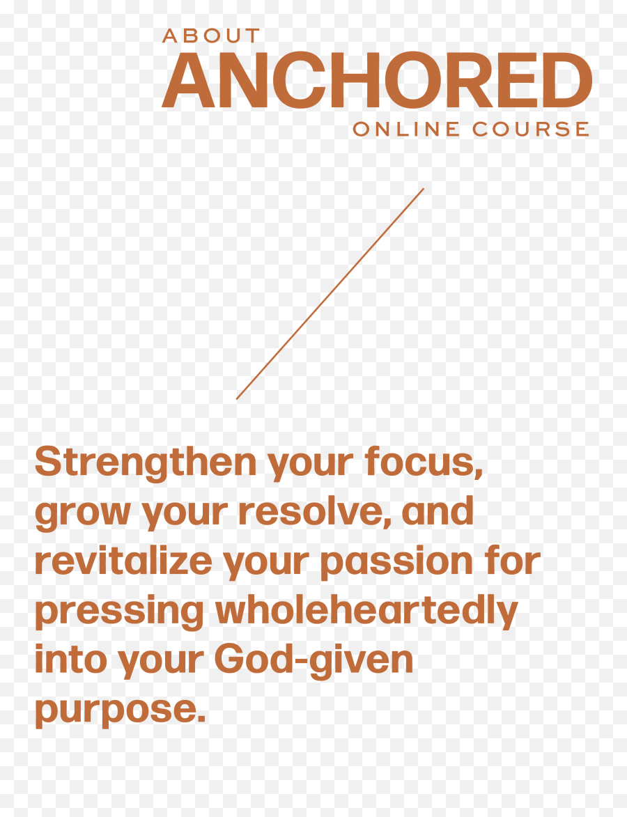 Anchored Online Course Christine Caine - Vertical Png,Anchor Icon In Word