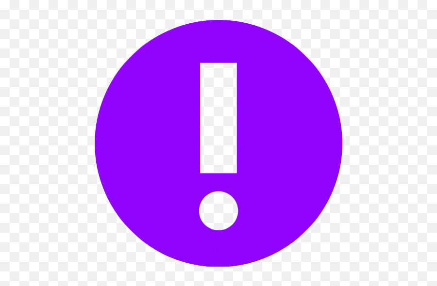 Violet Warning Icon - Free Violet Warning Icons Warning Icon Png,Free Warning Icon