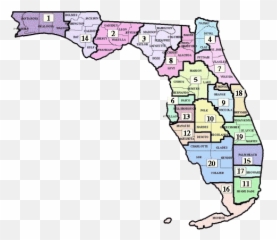 Florida Criminal Justice Circuit Profiles - Florida Demographics By County Png,Florida Map Png