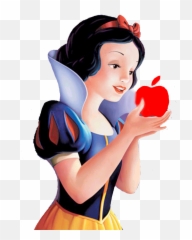 Download Beautiful Eating Fruit Snow White Png - Snow White Disney Snow White Banner,Snow White Png