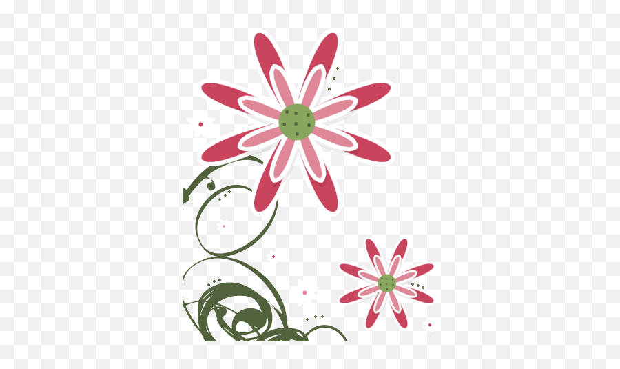 White Flower Clipart Transparent Background - Png Cute Pink Flower Clip Art,Flower Clipart Transparent Background