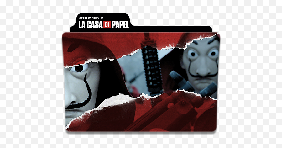 La Casa De Papel Money Heist Folder Icon - Designbust Money Heist Folder Icon Png,Icon For File