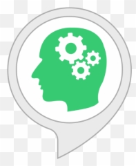 Amazoncom Memory Training Alexa Skills - Head With Gear Vector png