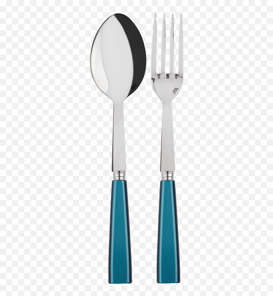 Sabre Icon Turquoise Flatware Gracious Style - Sabre Paris Png,Fork And Spoon Icon Png