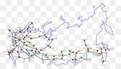 Rail Transport In Russia - Wikipedia Russian Network png
