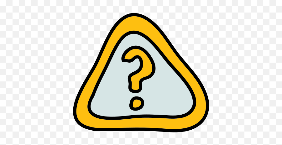 Question Mark Icon In Doodle Style - Language Png,Yellow Icon With Exclamation Point