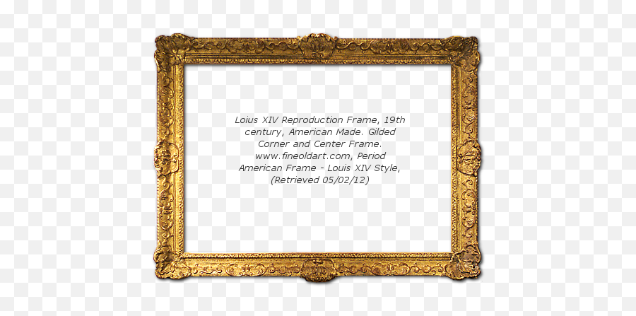 Brief History Of Baroque Louis Xiv Frames - Louis Frame Png,Victorian Frame Png