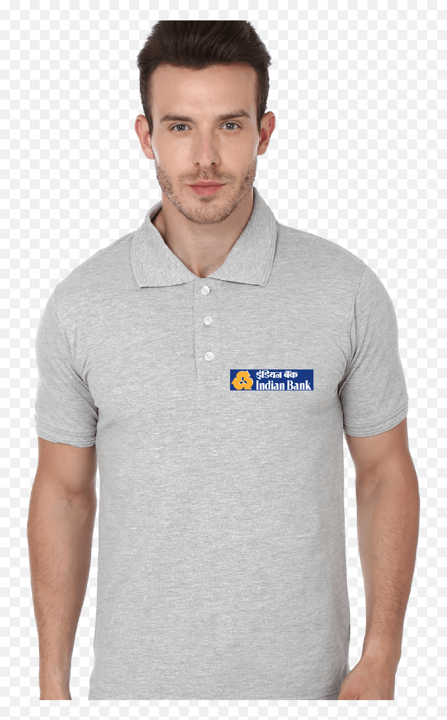 Indian Bank Polo - Full Sleeve T Shirts For Men Grey Png,Indian Bank Icon