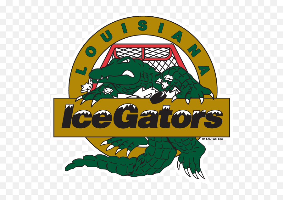 Louisiana Ice Gators Primary Logo - Echl Echl Chris Louisiana Ice Gators Logo Png,Florida Gator Icon