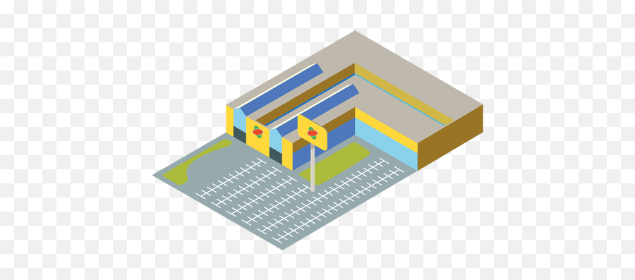 Supermarket Flat Isometric Icon Transparent Png U0026 Svg Vector