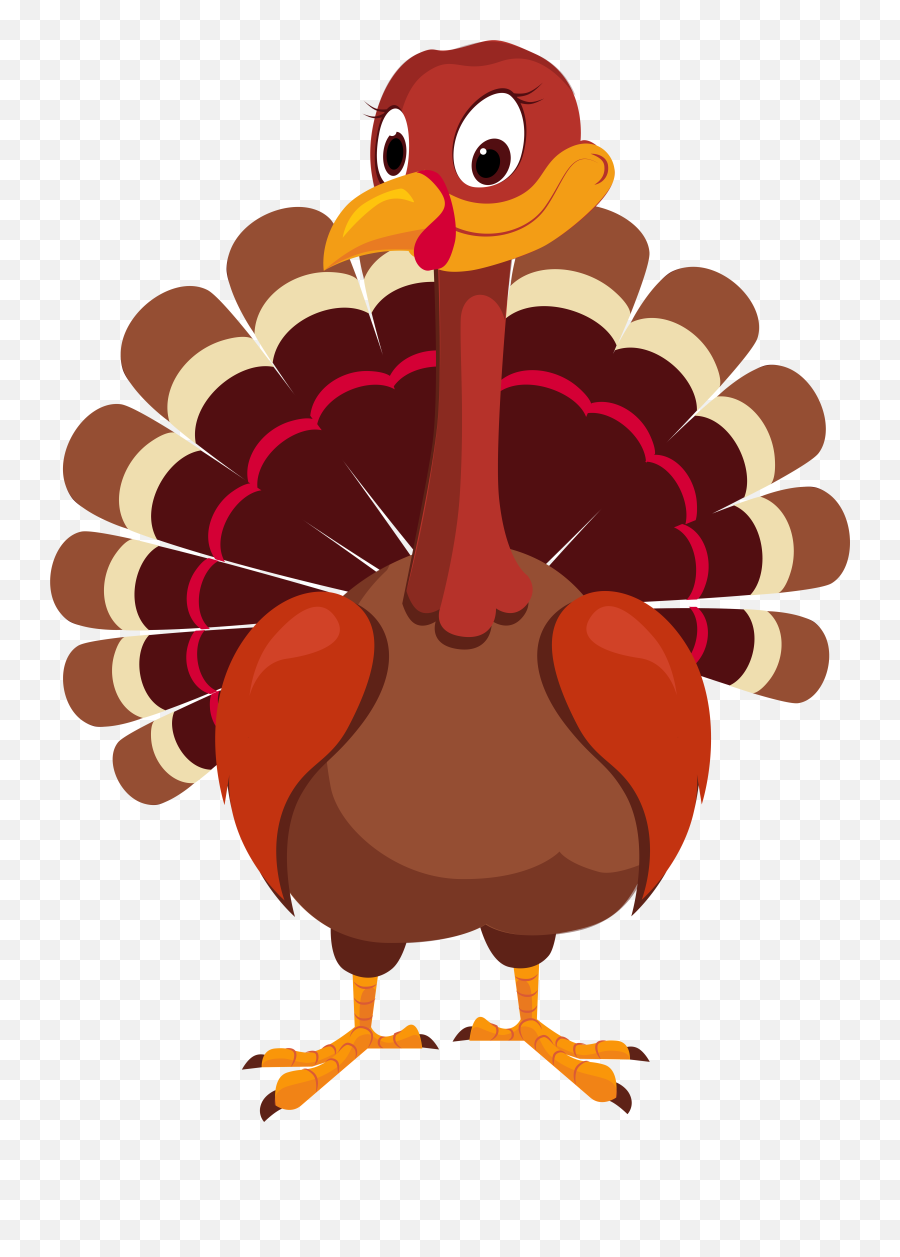 Turkey Clipart Transparent Background - Thanksgiving Turkey Clipart Png,Turkey Clipart Transparent Background