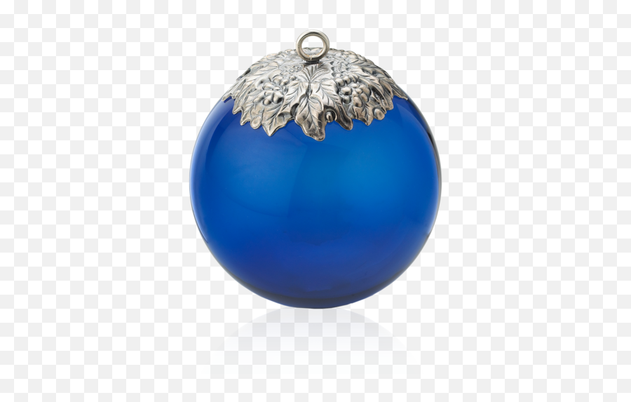 Download Hd Blue And Silver Christmas Decorations Png - Christmas Ornament,Decorations Png