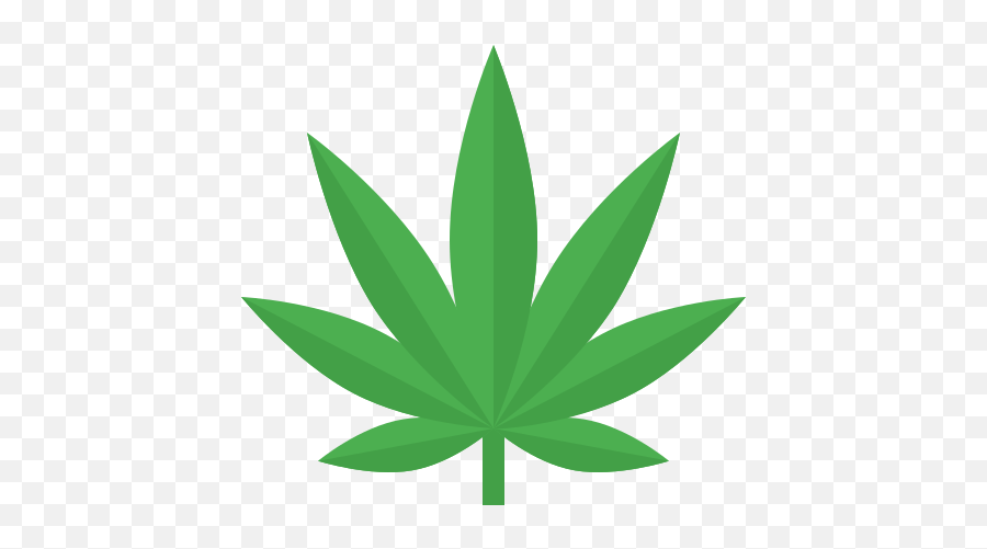 Cannabis Icon - Weed Leaf Simple Drawing Png,Cannabis Leaf Png