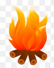 Bonfire Png Images Free Download - Clipart Image Of Fire,Campfire Transparent Background