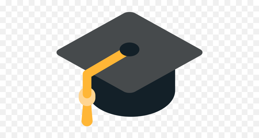 Graduation Cap Emoji - Transparent Graduation Cap Emoji Png,Grad Hat Png