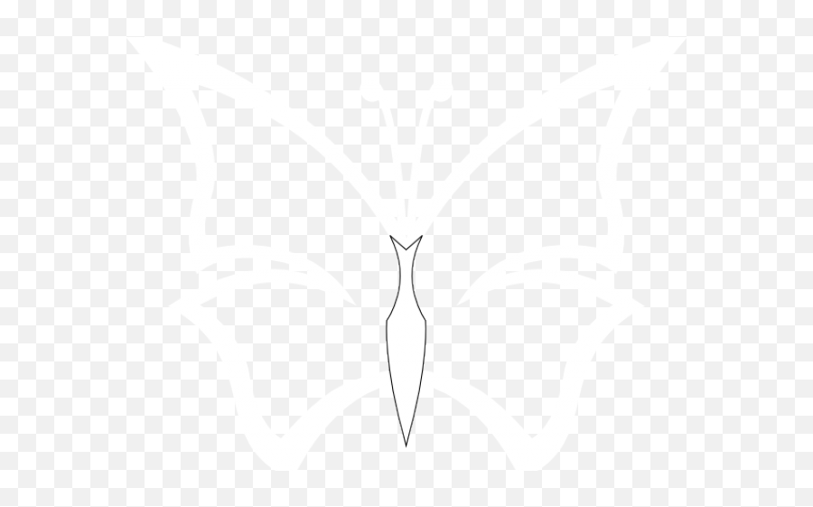 Butterfly Design Clipart Outline - Putra Daya Portable Network Graphics Png,Butterfly Outline Png