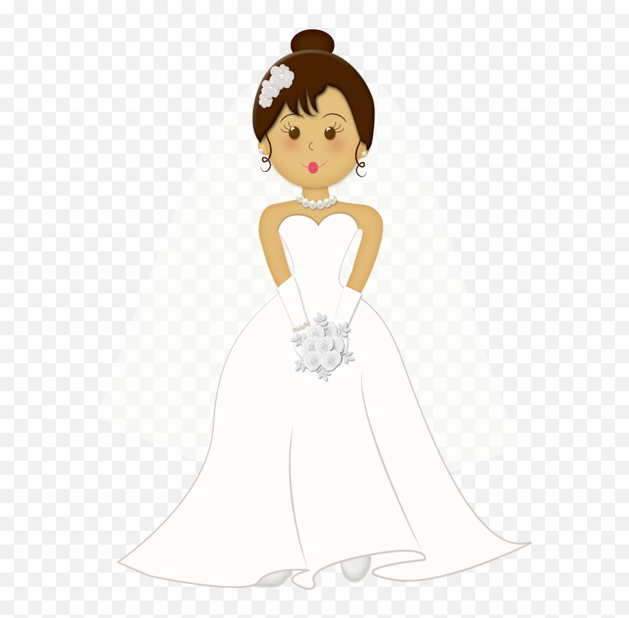 Image Of Wedding Clipart - Bride Highresolution Png Wedding Dress,Bride And Groom Png
