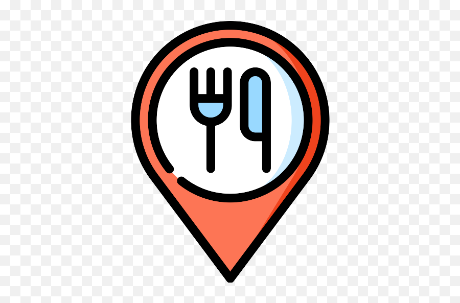 Food Location Png Icon - Png Repo Free Png Icons Restaurant Location Vector Icon,Location Symbol Png