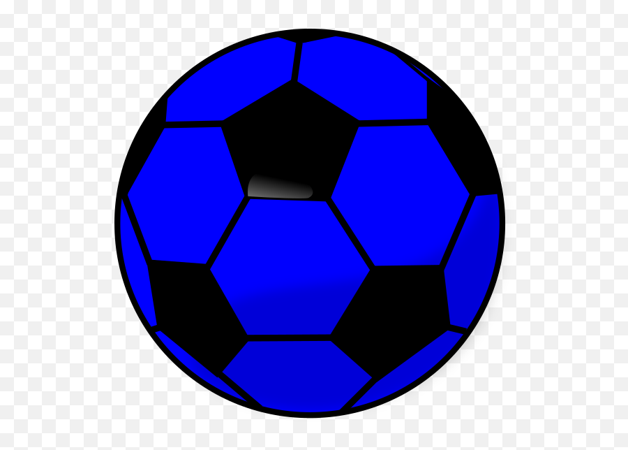 Png Soccer Ball Blue Clip Art - Soccer Ball,Soccer Ball Clipart Png