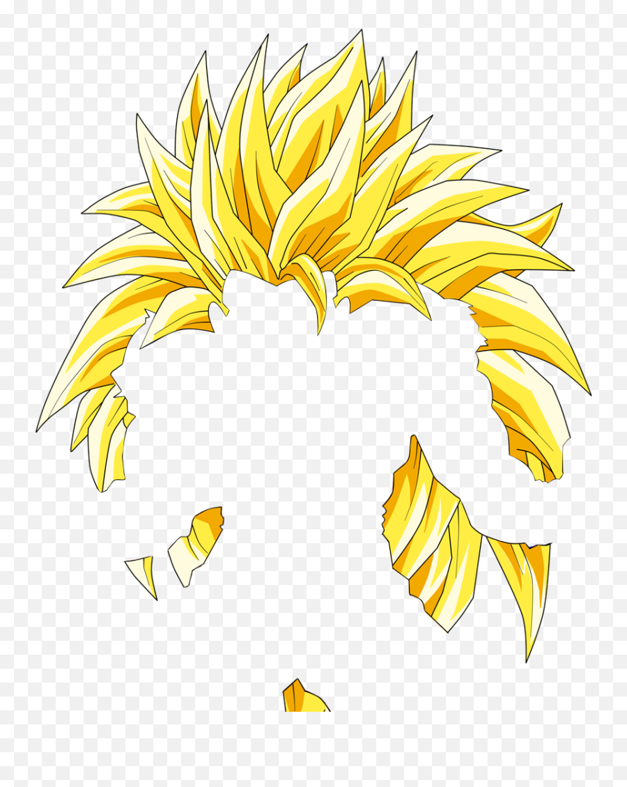 Dragon Ball Zs Spiky Haircuts - Dragon Ball Super Saiyan 3 Hair Png,Goku Hair Transparent