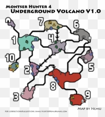 Volcano Png - Monster Hunter 4 Underground Volcano Resource Mhgu V Hollow,Volcano Png