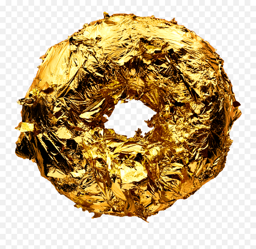 Cristal Champagne - Infused 24karat Gold Doughnut Released In 24 Karat Gold Donuts Png,Donut Png