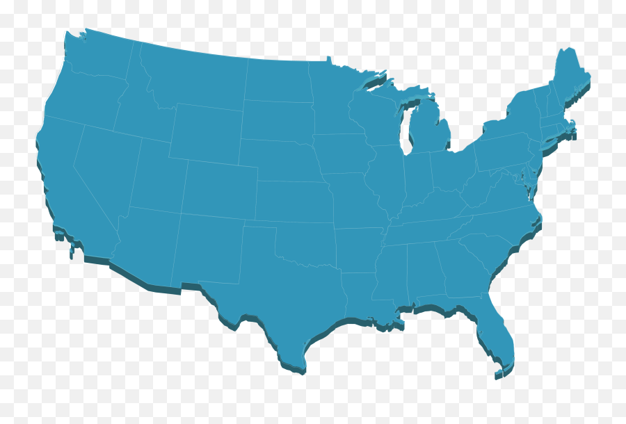 Usa Map Png Images Free Download - Transparent Background Us Map Png,Us Map Transparent Background